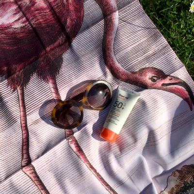 Garden textiles - Large velvet microfiber bath towel : Il Fenicoterro - OLDREGIME