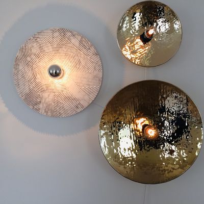 Unique pieces - Wall and ceiling lamp NEBBIA in handmade glass - RADAR INTERIOR