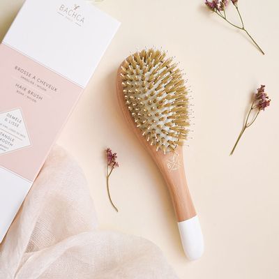 Beauty products - Brosse à cheveux - Poils de sanglier et de nylon - lisse et démêle - BACHCA