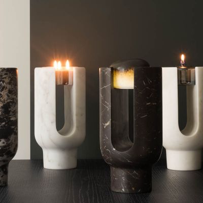 Bougeoirs et photophores  - LYRA PHOTOPHORE - VASE POUR FLEUR - OOUMM
