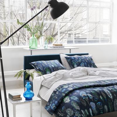 Linge de lit - Parure de lit unie en percale de coton, ASTOR - DESIGNERS GUILD