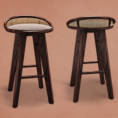 Tabourets - Brummell Bar Stool Handmade by Wood Tailors Club - WOOD TAILORS CLUB