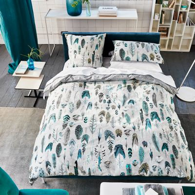 Bed linens - Quill Duck Egg Bed Set - DESIGNERS GUILD