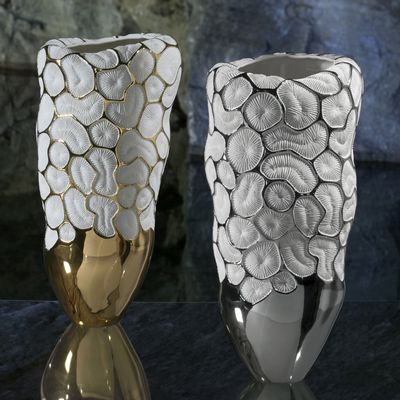 Vases - Vase POSEIDON Or/Platine - FOS