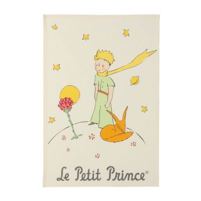 Torchons textile - Le Petit Prince - La Fleur et le Renard / Torchon imprimé - COUCKE