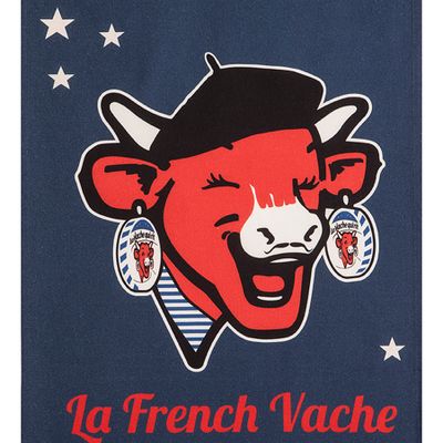 Tea towel - The Laughing Cow - French Vache/Printed Tea Towel - COUCKE