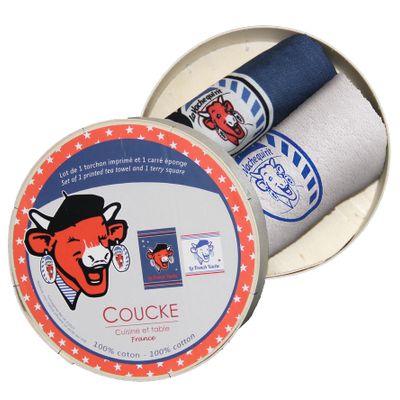 Kitchen linens - The Laughing Cow - French Vache/Gift Set - COUCKE