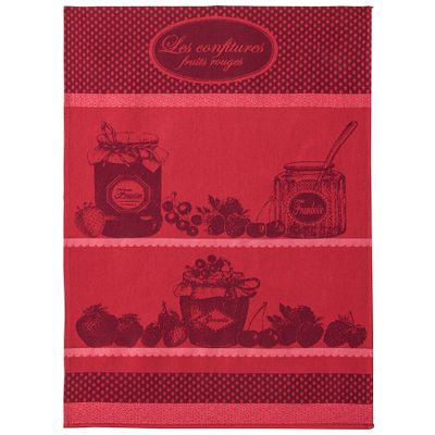 Torchons textile - Confiture Fruits Rouges / Torchon jacquard - COUCKE