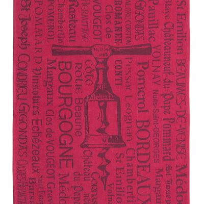 Torchons textile - Tire-Bouchons Bordeaux / Torchon jacquard - COUCKE