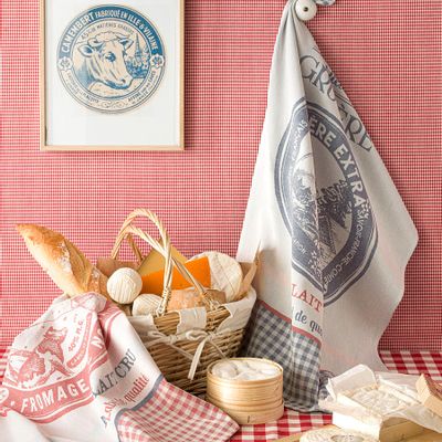 Tea towel - Véritable Camembert/Jacquard tea towel - COUCKE