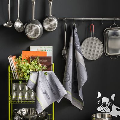 Tea towel - Ustensiles du Chef / Tea towel - COUCKE