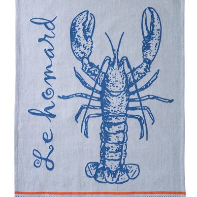Tea towel - À la Pêche PJ / Tea towel - COUCKE