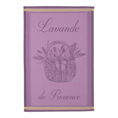Tea towel - Lavender basket/Jacquard tea towel - COUCKE