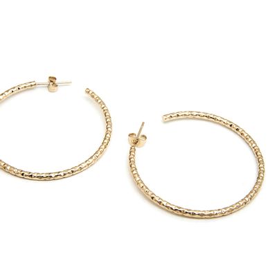 Jewelry - CLASH L Hoop Earrings - LES FEMMES À BARBES