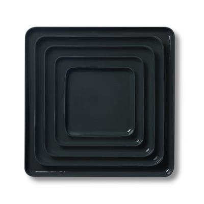 Couverts & ustensiles de cuisine - Ensemble de plaques de couleur unique - SQUARE - ESMA DEREBOY HANDMADE PORCELAIN