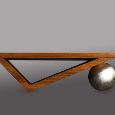 Coffee tables - Coffee table\" Weights and measures\” by Julien Lachaud cabinetmaker - JULIEN LACHAUD ÉBENISTE