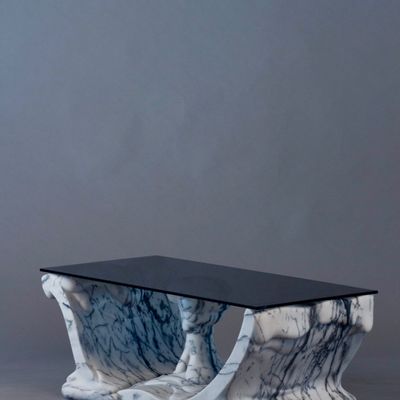 Coffee tables - Shape Coffee Table Melting Collection - MANTA HANDMADE STONE DESIGN