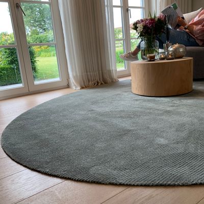 Tapis contemporains - Antea Stripe Rug  - Color Light Steel  - SECRETS OF LINEN