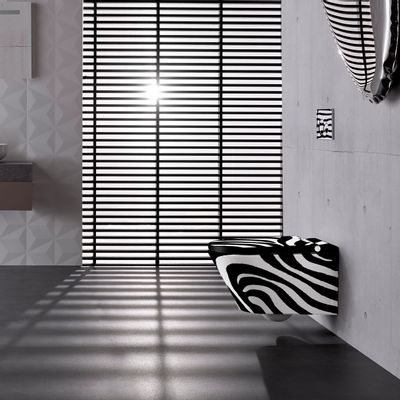 Ceramic - Zebra / Shower toilet - PAST WORKS