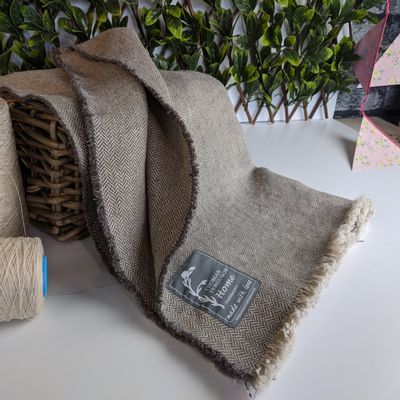 Plaids - Couverture lestée - Motif chevrons - FERGUSON'S IRISH LINEN