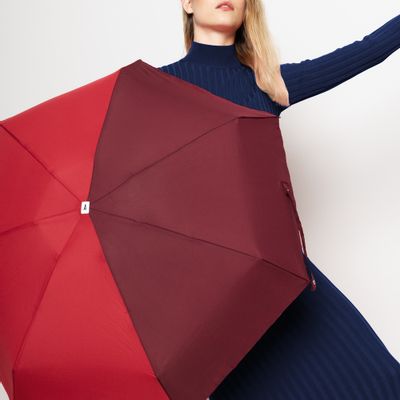 Cadeaux - Micro-parapluie Bordeaux & Rouge - Jules - ANATOLE