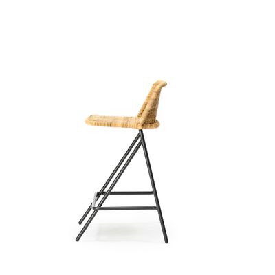 Tabourets pour collectivités - Kakī tabouret avec dossier hs 66 intérieur | tabourets - FEELGOOD DESIGNS