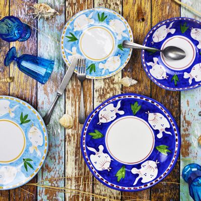 Kitchens furniture - Poseidone | Hand Painted | Made in Italy - ARCUCCI CERAMICS