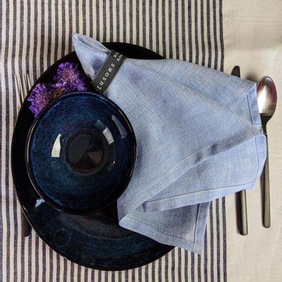 Kitchen linens - Chambray Napkins - FERGUSON'S IRISH LINEN