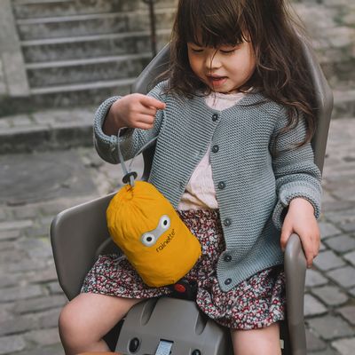 Children's fashion - Raincoat for Bicycle Seat Frog - RAINETTE