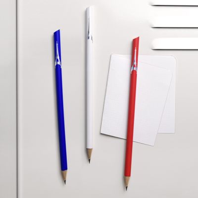 Pens and pencils - Eiffel Tower blue white red magnetic pencil - TOUT SIMPLEMENT,