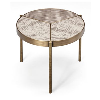 Dining Tables - Ray Side Table in Light Grey Sikomoro Wood Top - DUISTT