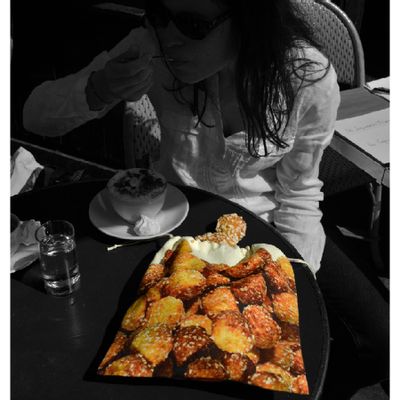 Food storage - Pastries clutch bag - Croissants & Chouquettes - MARON BOUILLIE