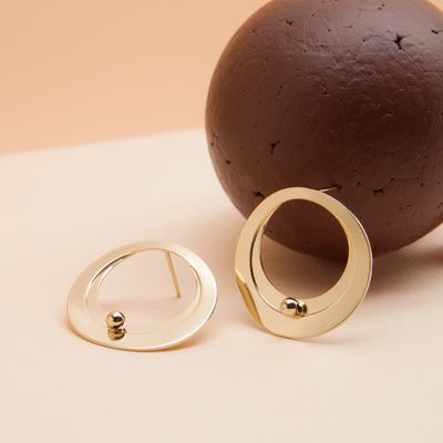 Bijoux - Clous CIRCLE Billes - LES FEMMES À BARBES