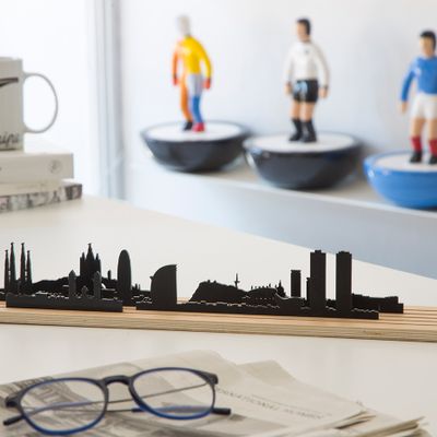 Design objects - Shapes of Barcelona - Movable 3D City Skyline silhouette - BEAMALEVICH