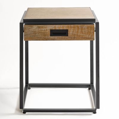 Hotel bedrooms - NIGHT TABLE 6542-1-NK-N - CRISAL DECORACIÓN