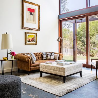 Lampadaires - Lampe Croix en Bronze et Structure en Fer Noir - DUISTT