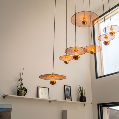 Outdoor hanging lights - SET OF SUSPENSIONS FOR MEZZANINE - LA LANGUOCHAT