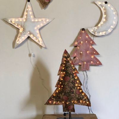 Christmas garlands and baubles - Noël  - ROSE VELOURS