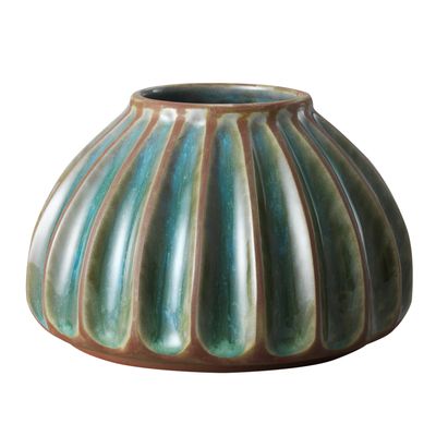 Ceramic - Round big vase, terracotta - STHÅL