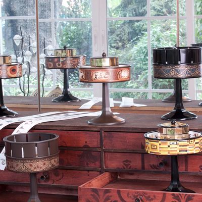 Objets design - Praxinoscope miniature classique marron - HEMISFERIUM