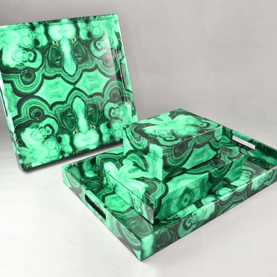 Objets de décoration - Collection Malachite - PACIFIC CONNECTIONS