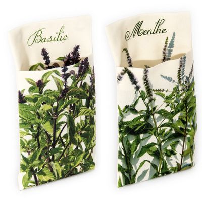 Food storage - Herbs wall Pouches - MARON BOUILLIE