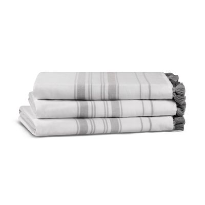 Other bath linens - One Side Striped Towel - L'APPARTEMENT