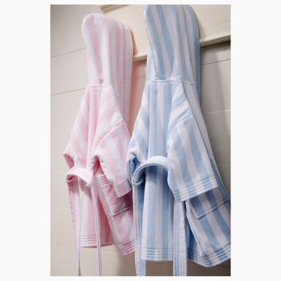 Bain pour enfant - Jules et Julie Bleu - Peignoir et gant - ESSIX