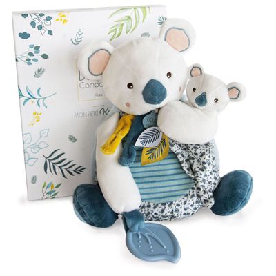 Soft toy - YOCA LE KOALA - Doll GM with baby and teething ring - DOUDOU ET COMPAGNIE - MAÏLOU
