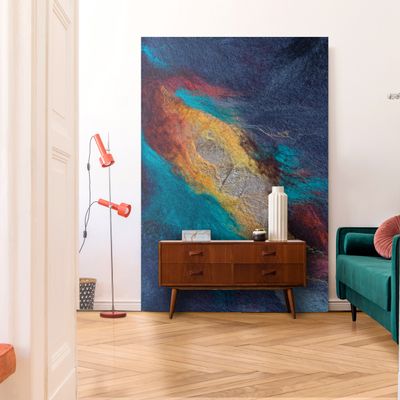 Tissus d'ameublement - Green Line-Tableau Textile. - OOLMOO