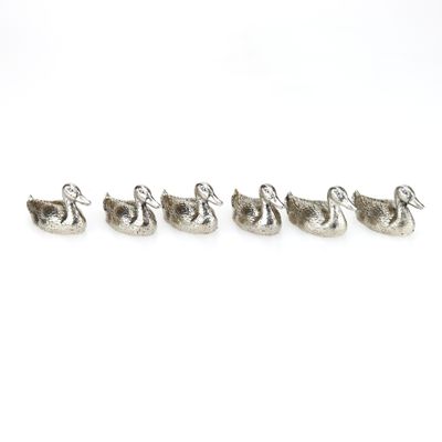 Knives - 6 DACHSHUND KNIFE-RESTS - LE POTIER D'ETAIN