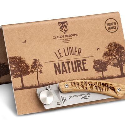 Cadeaux - Couteau de poche Liner Thiers® Nature - CLAUDE DOZORME