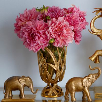 Decorative objects - Brass luxury vase - G & C INTERIORS A/S