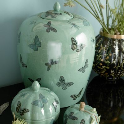 Decorative objects - Porcelain temple jar - G & C INTERIORS A/S